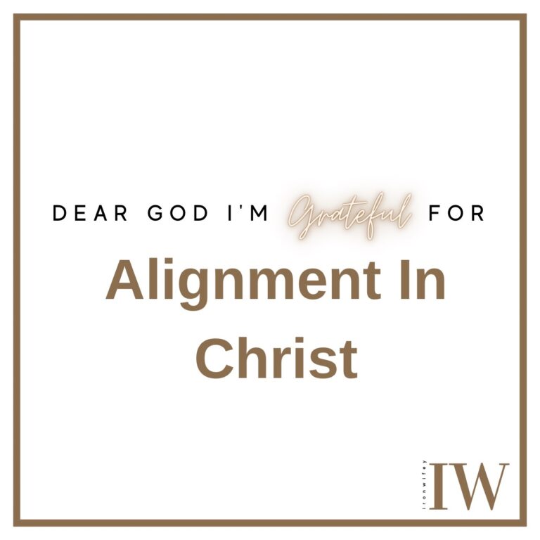 Day #538 – Alignment In Christ