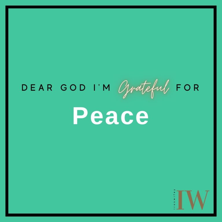 Day #552 – Peace