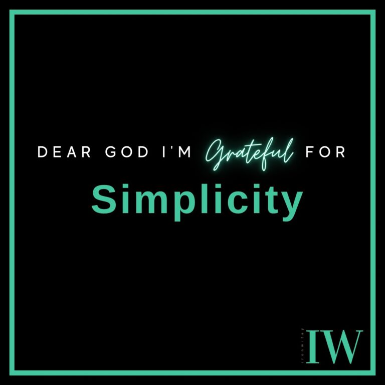 Day #559 – Simplicity