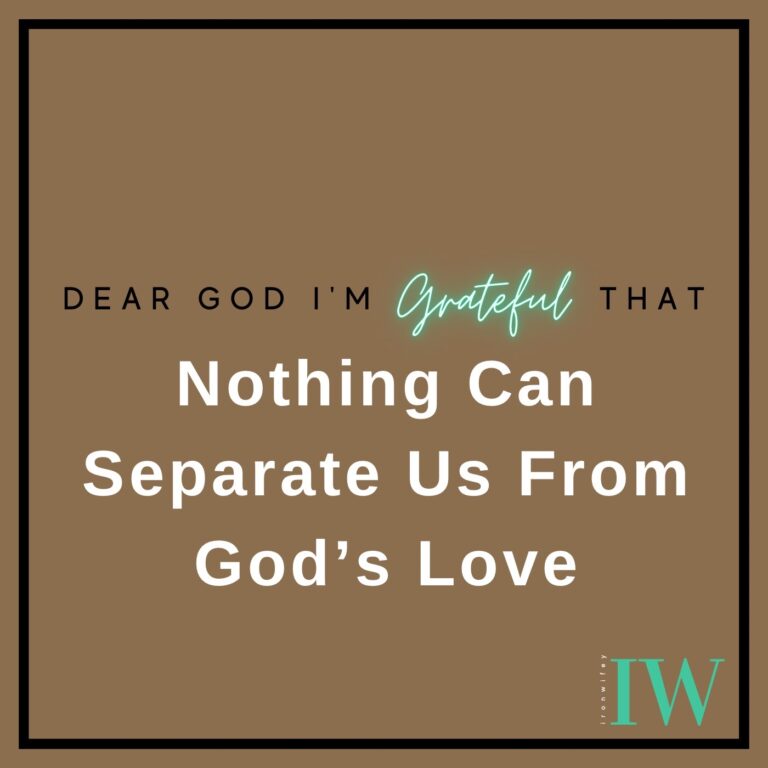 Day #549 – Nothing Can Separate Us From God’s Love